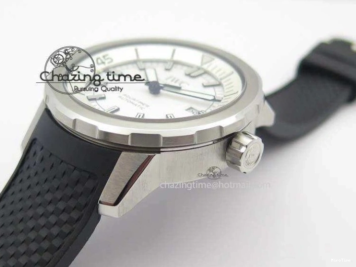 MIROTIME 0501 TechFriendly Aquatimer Automatic SS IW329003 V6F 1:1 Best Edition On Black Rubber Strap MIYOTA 7271